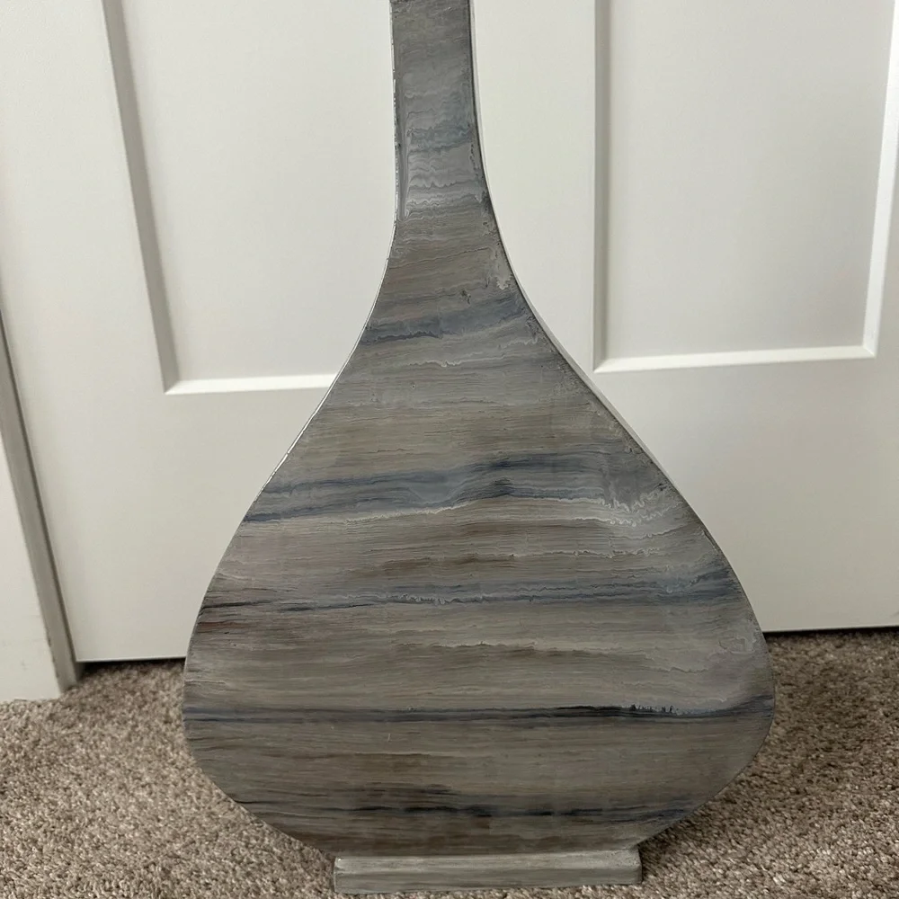 Aluminum vases
